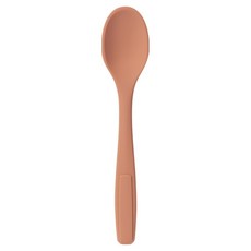 키친팩토리 국산 파스텔 실리콘 요거트 스푼, 코랄핑크, 1개 코랄핑크, 1개
