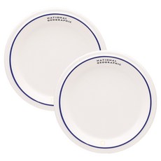 내셔널지오그래픽 시그니처 플레이트 16cm, 화이트, 2개, 플레이트 2P