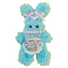 모리의집 귀여운 모루 인형 제작 DIY 세트 앞치마 토끼, 파랑, 1세트