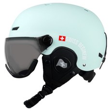 SWISS BEGINEW 滑雪板護目鏡一體式面罩雪鏡, 薄荷綠, 1個