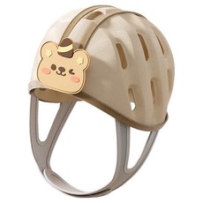 Yobia 四季可用嬰兒護頭防摔帽, 棕色, 1個