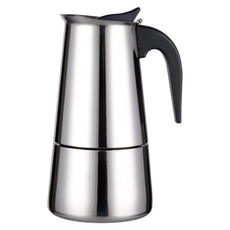 Edish 不鏽鋼摩卡壺/咖啡壺 300ml, 銀色, 1個