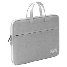 OMG 180°全開合手提筆電包 16吋, 淺灰色, 1個