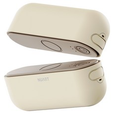 누아트 충전식 양면발열 휴대용 커플 캠핑 듀얼 마그네틱 C타입 양손 손난로 6000mAh, 아이보리, Dual Hand Warmer