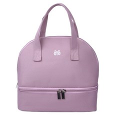 Lumion 雙層保溫保冷便當副食品袋, 紫色, 1個
