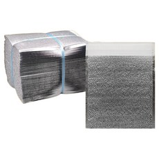 Happy lock 隔熱性佳的鋁箔保冷保溫袋 18 x 27 cm, 銀色, 50個