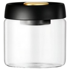 Edish 咖啡豆密封罐 可堆疊, 1個, 透明色