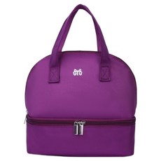 Lumion 雙層保溫保冷便當副食品袋, 深紫色, 1個