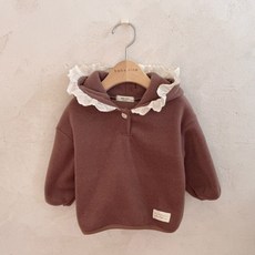 BEBENINE 嬰幼兒 Very Good 蕾絲連帽T恤