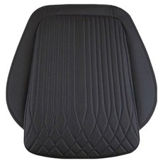 CARSAJANG Anmil 汽車坐墊 前排單人座, 皮革黑, 1個