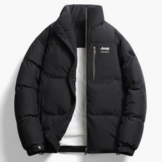 지프스피릿 남녀공용 가슴패치 아웃도어 패딩점퍼