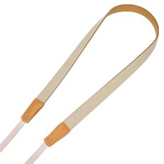 錢包造型軟墊肩背斜背相機背帶 2 x 152 cm, 1個, 米色