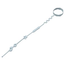 OhBabyLying 矽膠奶瓶玩具鏈, 藍色, 1個