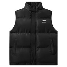 지프스피릿 남녀공용 베이직 패딩 베스트