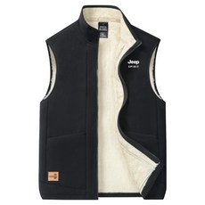 지프스피릿 남녀공용 털안감 플리스 베스트