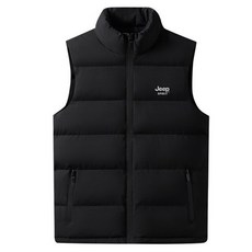 지프스피릿 남녀공용 베이직 패딩조끼