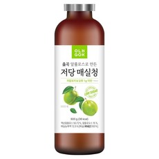 옳곡 알룰로스로 만든 저당 매실청, 1개, 600g