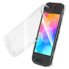GEEKSHARE 任天堂 Switch 2 果凍 TPU 保護殼, 透明, 1個, K-268