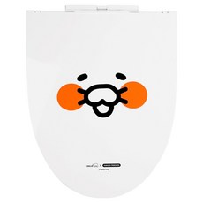 DAELIM BATH Kakao Friends 超薄靜音馬桶坐墊 CHOONSIK, 白色, 1個