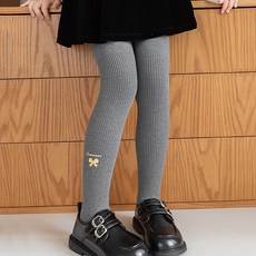 비단길 아동용 폴비 나비 기모 타이즈