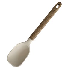 라쿠친 코지우드 실리콘 볶음스푼, 베이지 + 아카시아우드, 1개