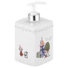 SMF Moomin 陶瓷廚房用品 方形洗滌劑罐, 混合顏色, 1個