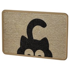 寵物星樂園 喵仙兒 黑貓劍麻貓抓墊/貓抓板/貓玩具, 褐色, 1個