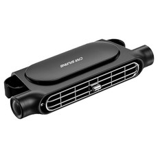 카사장 헤드레스트 카시트 차량용 선풍기, 블랙