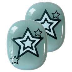 Dino Apple AirMax 簡約風格耳塞套 2入組, 類型14, 1套, 單一商品