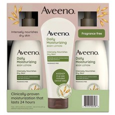 Aveeno 燕麥高效舒緩保濕乳超值組 532ml 2個 + 227g 1個, 1組
