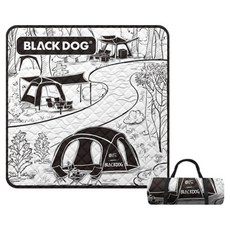 BLACK DOG 黑狗 便攜式防水露營墊 BD239, 帳篷 白色