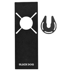 BLACKDOG IGT 유닛 하프 스파이더 스토브 패널 BD062, 블랙