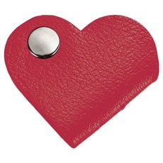 Happy Store 可愛愛心造型皮革整線器, 紅色, 1個, 單一商品