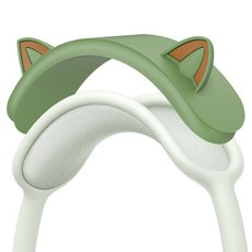 Dino Apple AirMax 頭帶貓咪保護套, 綠色, 1個, Airpods max