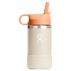 하이드로플라스크 키즈 와이드 스트로캡앤부트 텀블러, 코코넛, 355ml, 1개 코코넛, 355ml, 1개