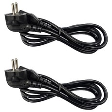 어바이브 국내산 AC코드 220V 10A 0.75SQ 전원케이블 파워코드, 2개, 1m 2개, 1m