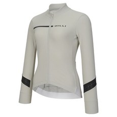 WILLI 女款 Willi 圖案亮點自行車刷毛長袖車衣