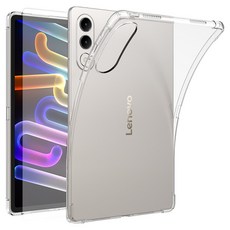 KANTAM Lenovo 相容保護殼 + 鋼化玻璃螢幕保護貼組, 1套, 透明
