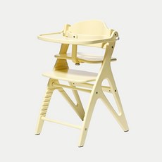 야마토야 유아용 아펠 소르베 원목 하이체어, 레몬