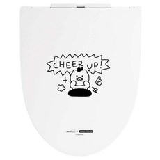 DAELIM BATH Kakao Friends 超薄靜音馬桶蓋 CHEER UP, 白色, 1個