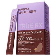 트루알엑스 리치 효소 딥클린 군고구마맛 곡물 발효 저분자 효소 클리오 60g, 1개, 20회분