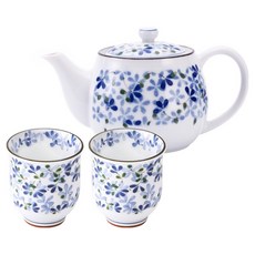 Airindo Mebae 高級茶壺 A套組, 混合顏色, 1套, 茶壺 + 水杯(2入)