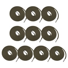 앙플러스 원형 철팁 후드티 바지 끈, 카키, 10개