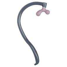 Kyhome 肩胛骨縫按摩器 背部肩膀頸椎按摩 穴位錘敲 鉤背按摩捶, 淺紫色, 1個