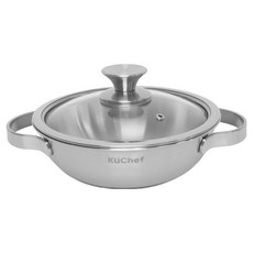Kuchef 電磁爐用五層不鏽鋼迷你炒鍋, 混合色, 1個, 20cm