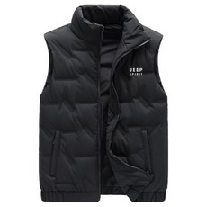 지프스피릿 남여공용 밑단시보리 패딩베스트