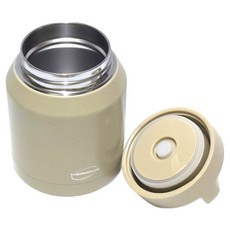 THERMOcafe 凱菲 不鏽鋼真空保溫罐 TCHF-650-BW, 燕麥棕, 1個, 650ml