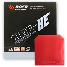 보어스포츠 라운듀 탁구라켓 러버, 레드, 1개