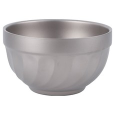 TEMPEST 純鈦碗 波紋大碗公 500ML, 鈦原色, 1個