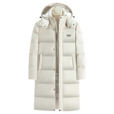 Jeep Spirit 男女通用 Logo 高級長版羽絨外套